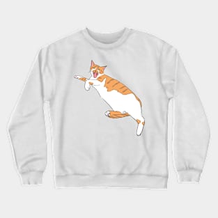 Big Orange Cat Meow Crewneck Sweatshirt